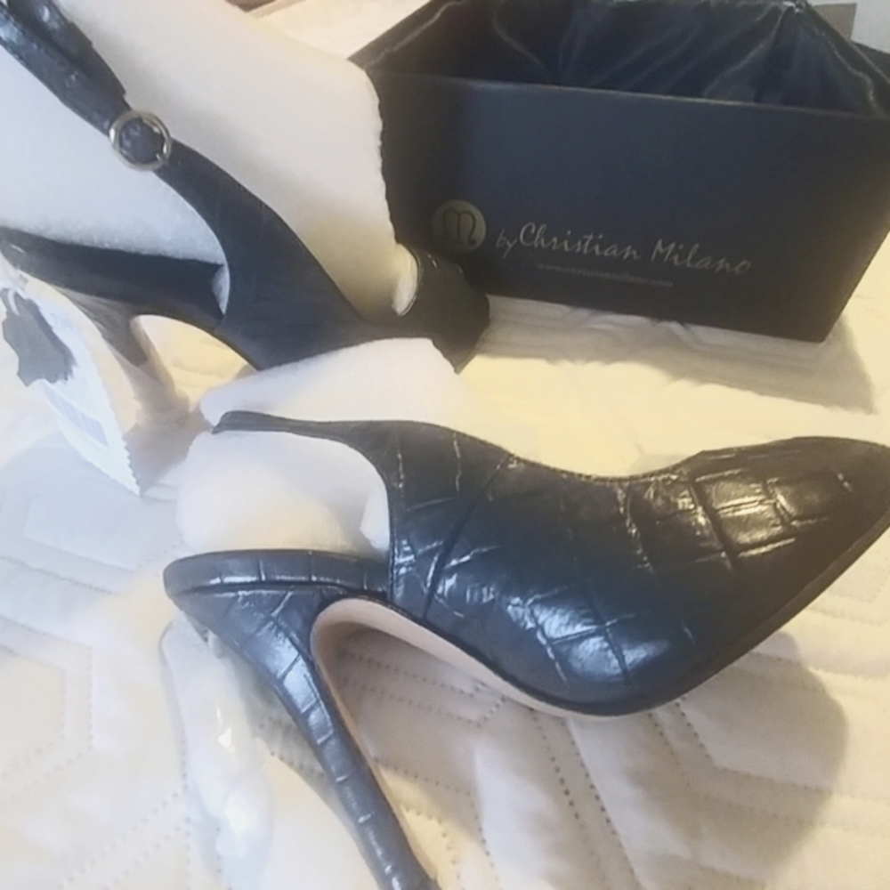 Christian Milano- Leather Heels